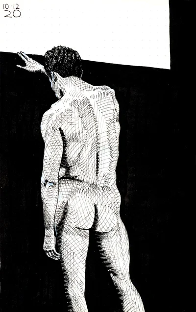 a figure stands by a window, head bowed in contemplation as they wonder what life holds in store for them